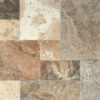 Rustic Desert Travertine French Pattern Tumbled Tile