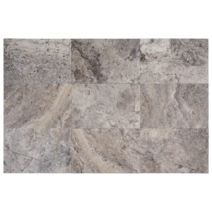 Argento Travertine 12" x 24" Filled and Honed Tile