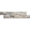 Argento Travertine 6" x 24" Split Face Ledger Corner