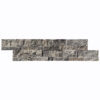 Argento Travertine 6" x 24" Split Face Ledger Panel Mosaic