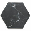 Midnight Black 10 inch Honeycomb Porcelain Tile