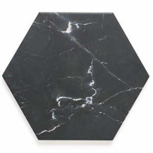 Midnight Black 10 inch Honeycomb Porcelain Tile