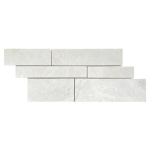 Creamy Marble 9" x 20" Plank Honed Mosaic Tile