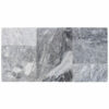 Moonlit Silver Marble 1.2 inch French Pattern Tumbled Paver