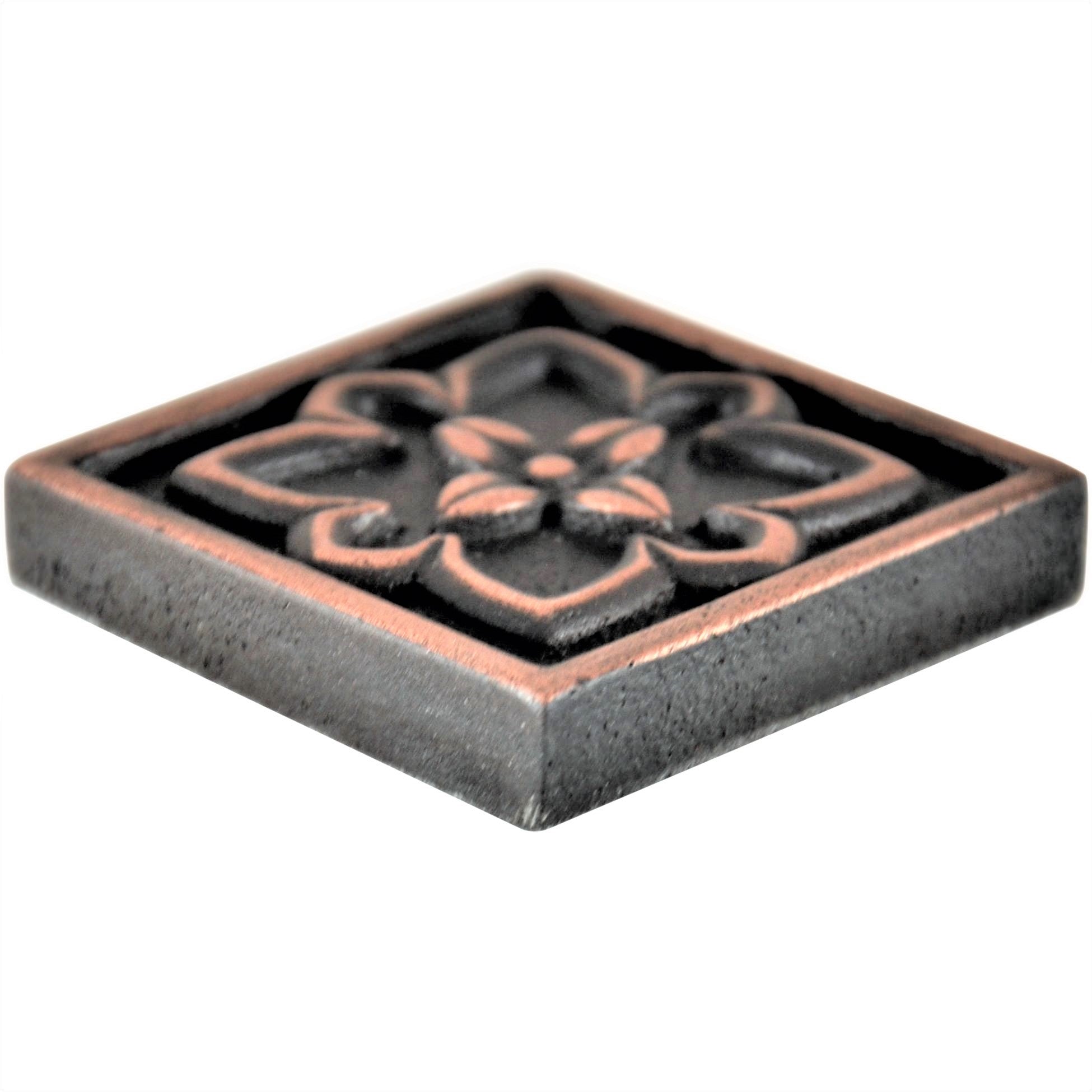 Crown Metal Insert Tile Oil Rubbed Bronze 4x4 - Tiles'nThings | Online ...