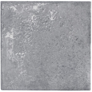 Legado 6"x6" Porcelain Glossy Tile - Grey